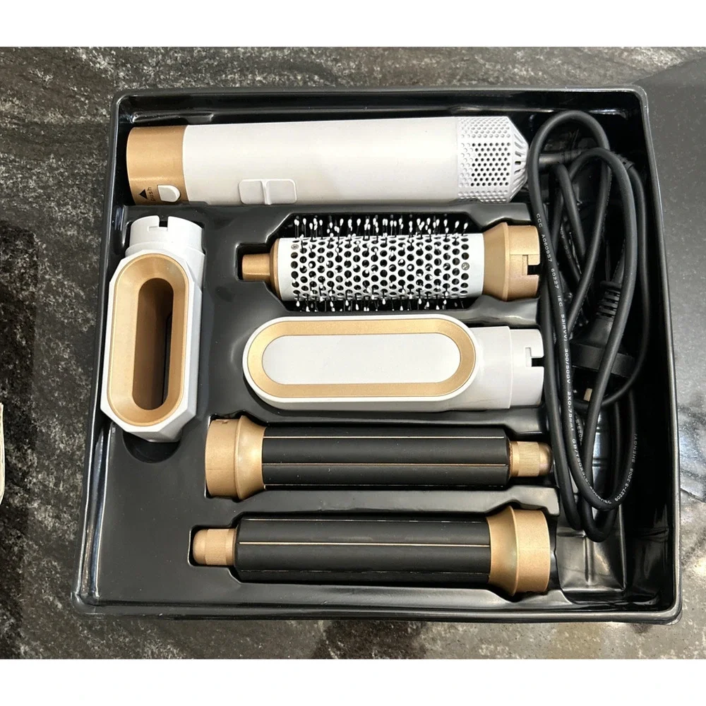 5 in 1 Multi Function Blow Dryer Hot Air Comb Brush Styling High Speed